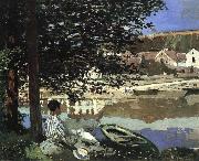 Claude Monet, River Scene at Bennecourt
